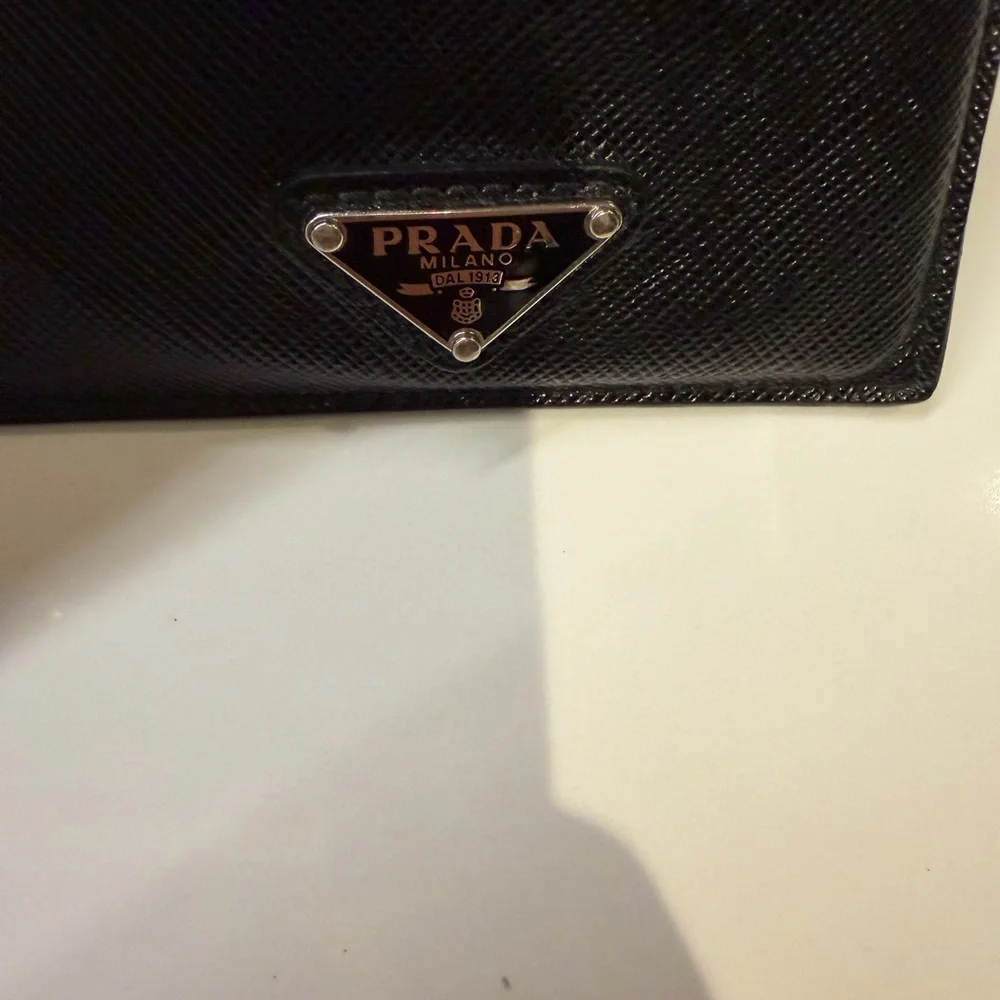 PRADA Saffiano Leather card holder